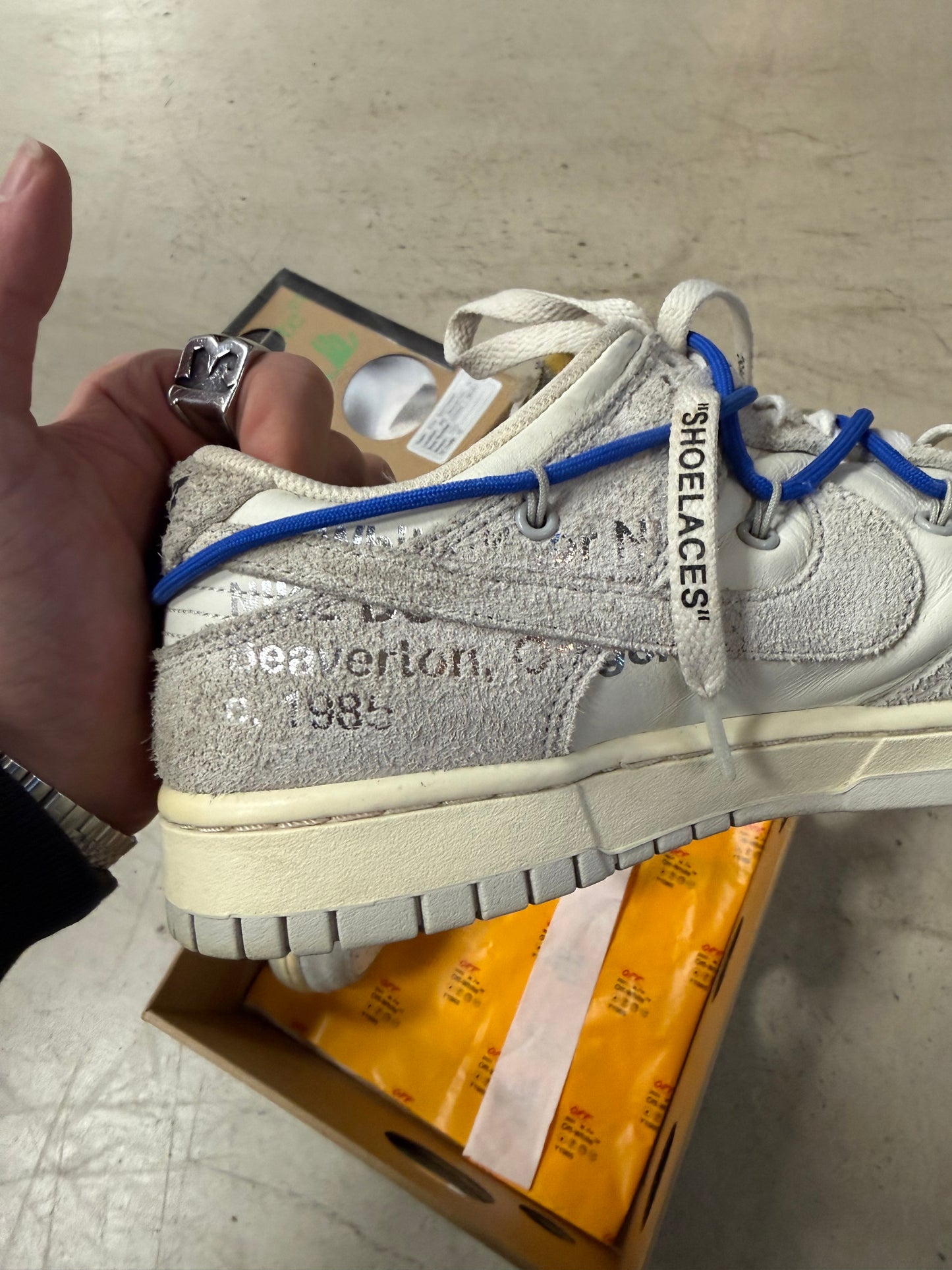 Nike Dunk Low Off White Lot 32 43