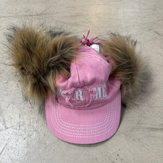 Casquette Supreme x True Religion Rose