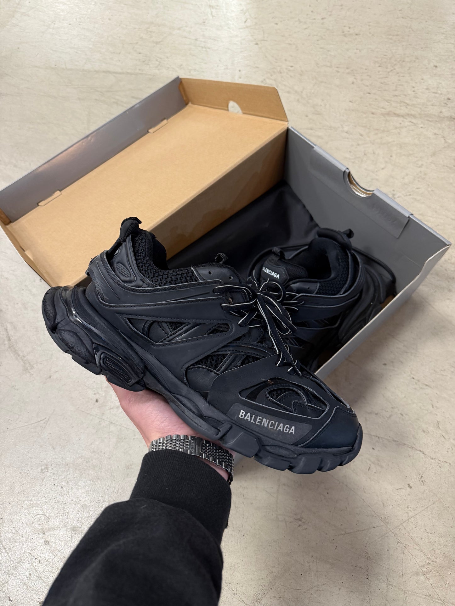 Balenciaga Track Black 42