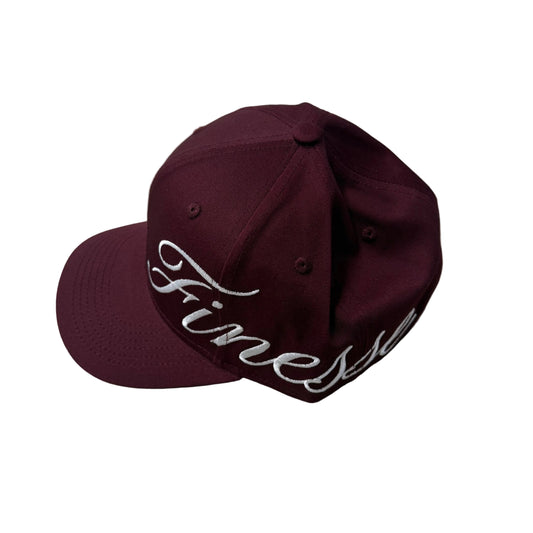 Casquette Finesse Rose Bordeaux