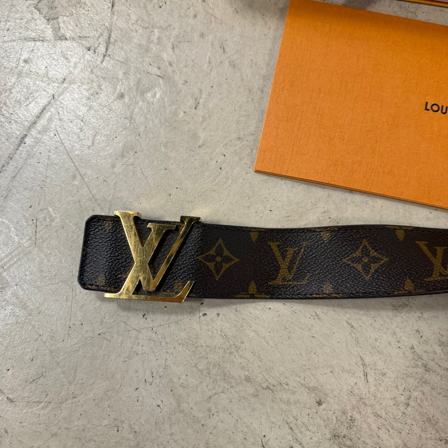 Ceinture Louis Vuitton Marron