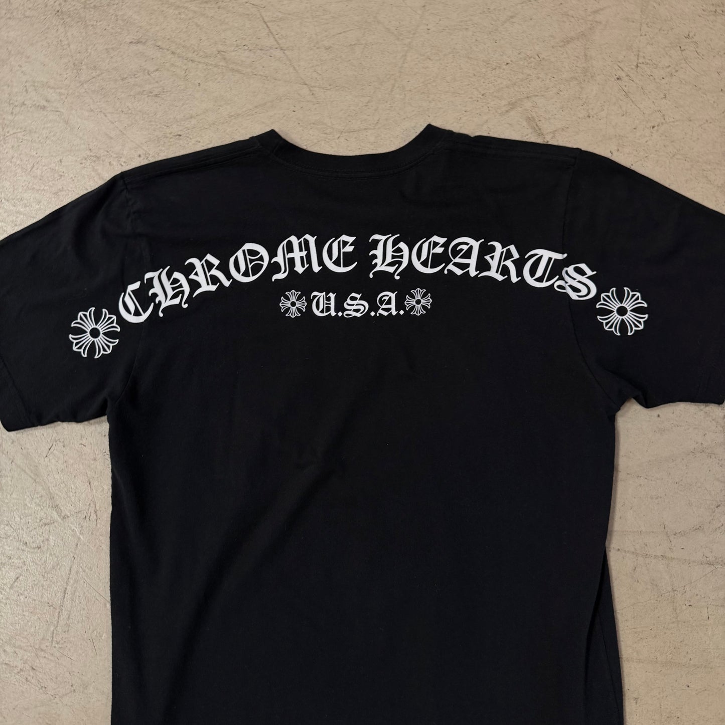Tee Shirt Chrome Hearts USA pocket
