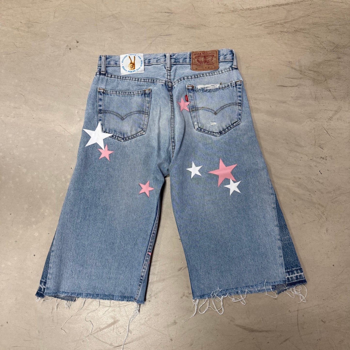 Short Activist Paris Star Denim