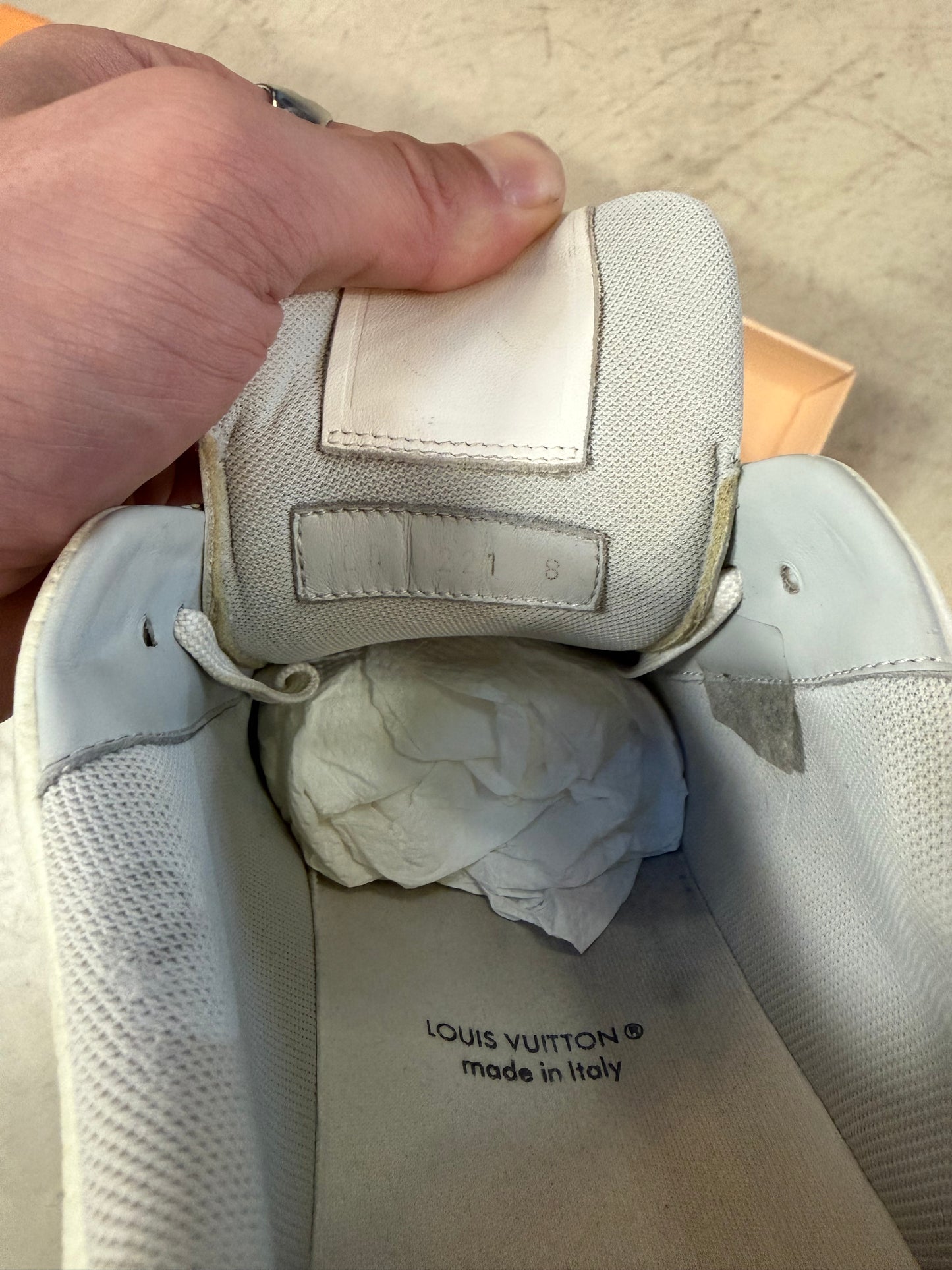 Louis Vuitton Trainer White 42