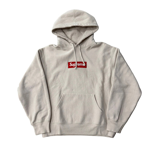 Sweat Box Logo Supreme Beige Occasion