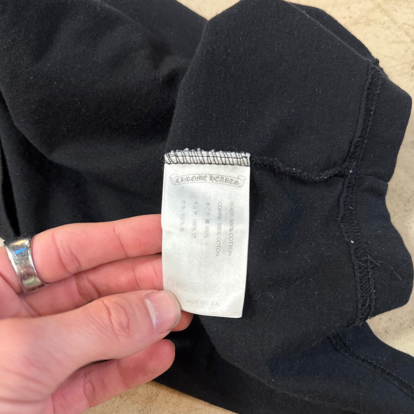 Tee Shirt Chrome Hearts Las Vegas Noir