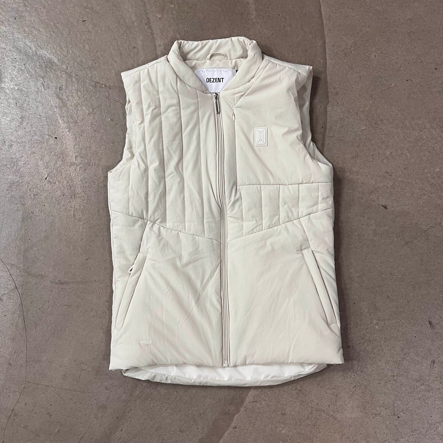 Doudoune Sans Manche Beige Dezent