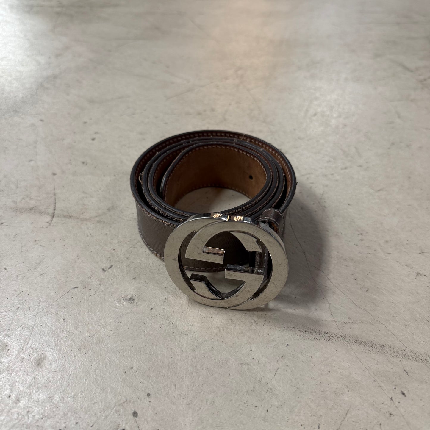 Ceinture Gucci Argenté