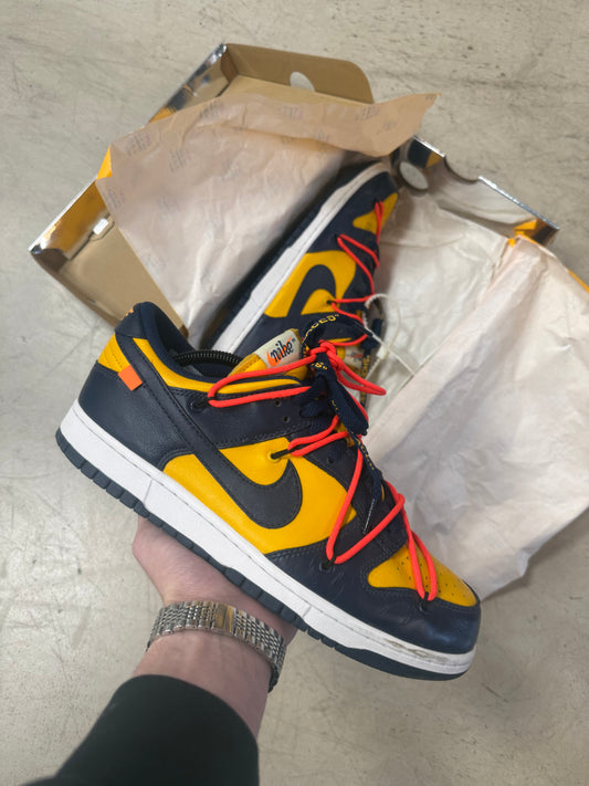 Dunk Low Off white Michigan 44