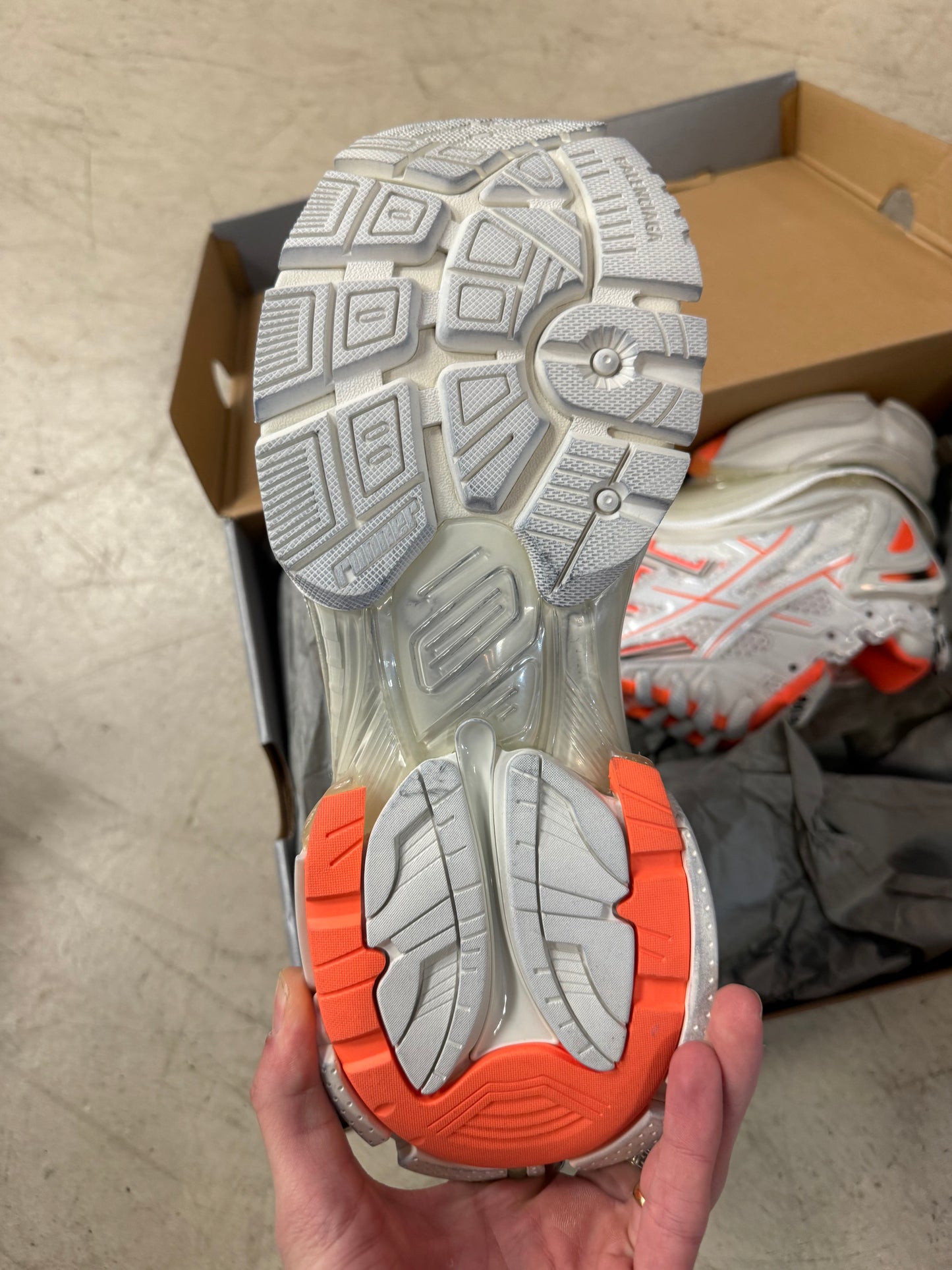 Balenciaga Runner White Orange