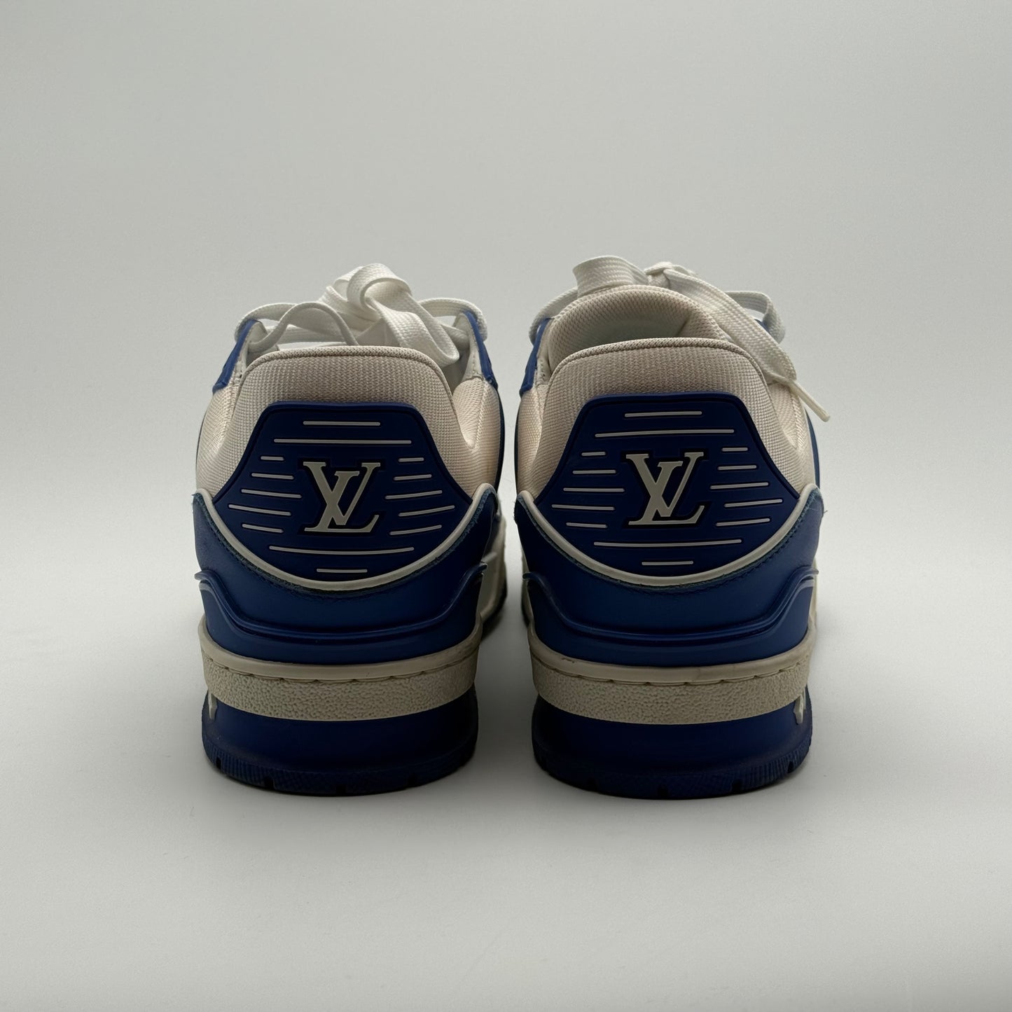 Louis Vuitton Trainer White Blue 41