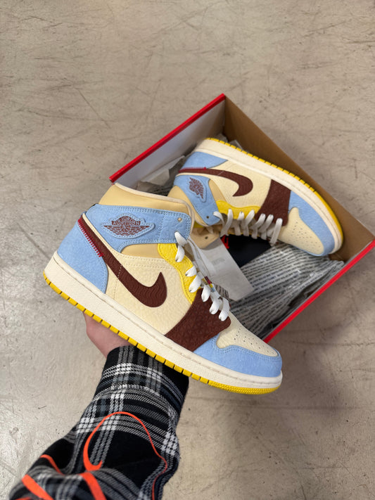 Jordan 1 Mid Maison Château Rouge 41