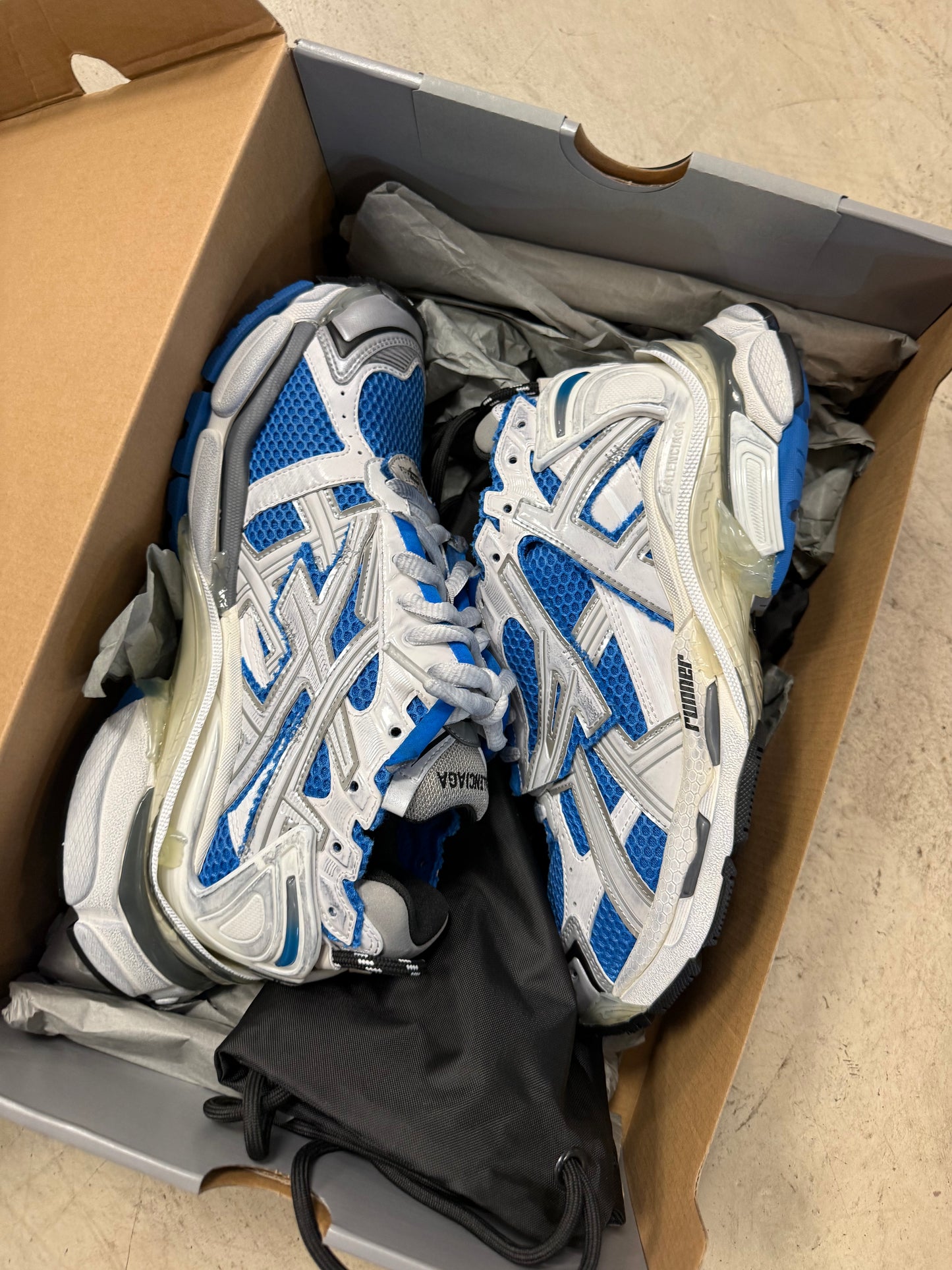 Balenciaga Runner White Blue 41