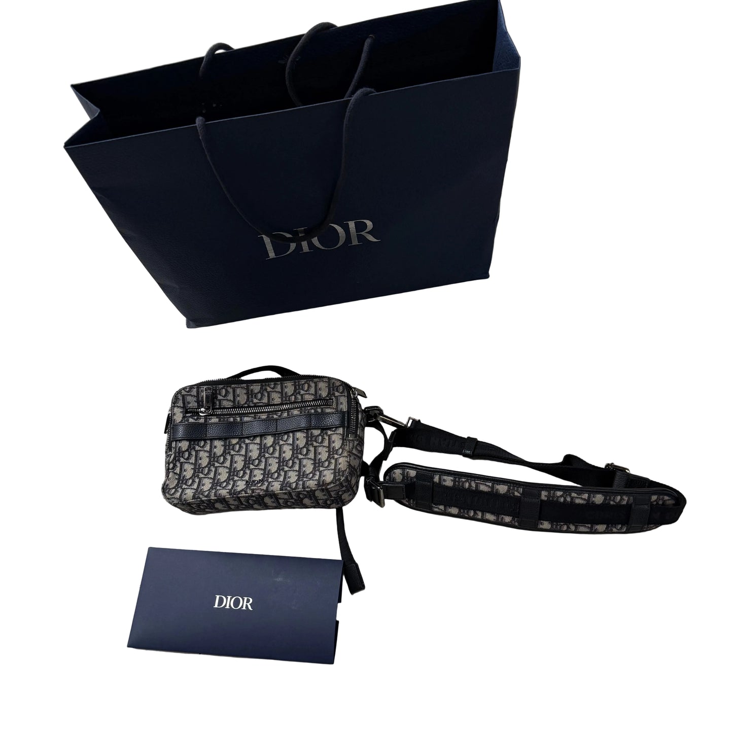 Dior Messenger Bag Safari Oblique