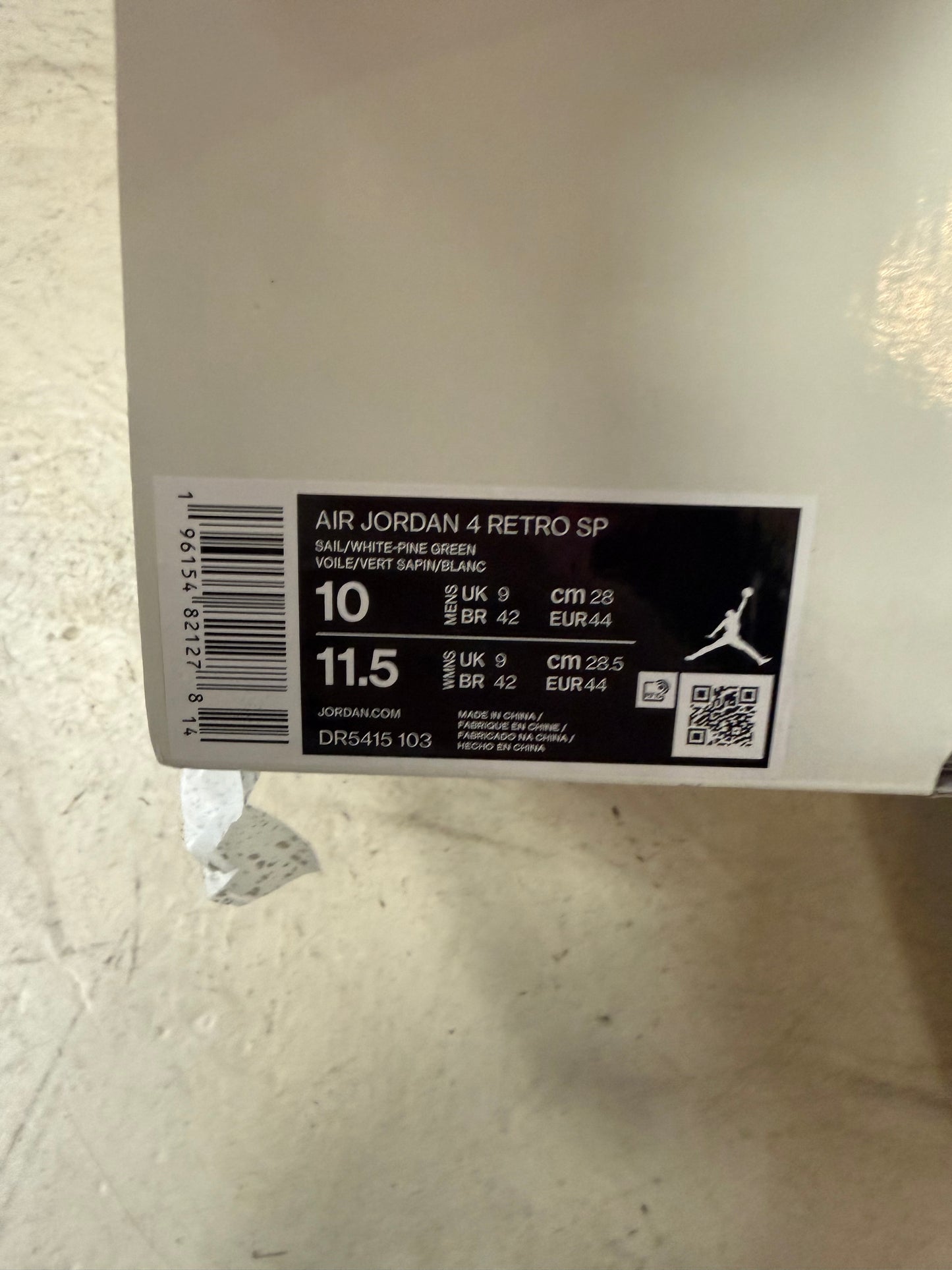 Jordan 4 SB Pine Green 44