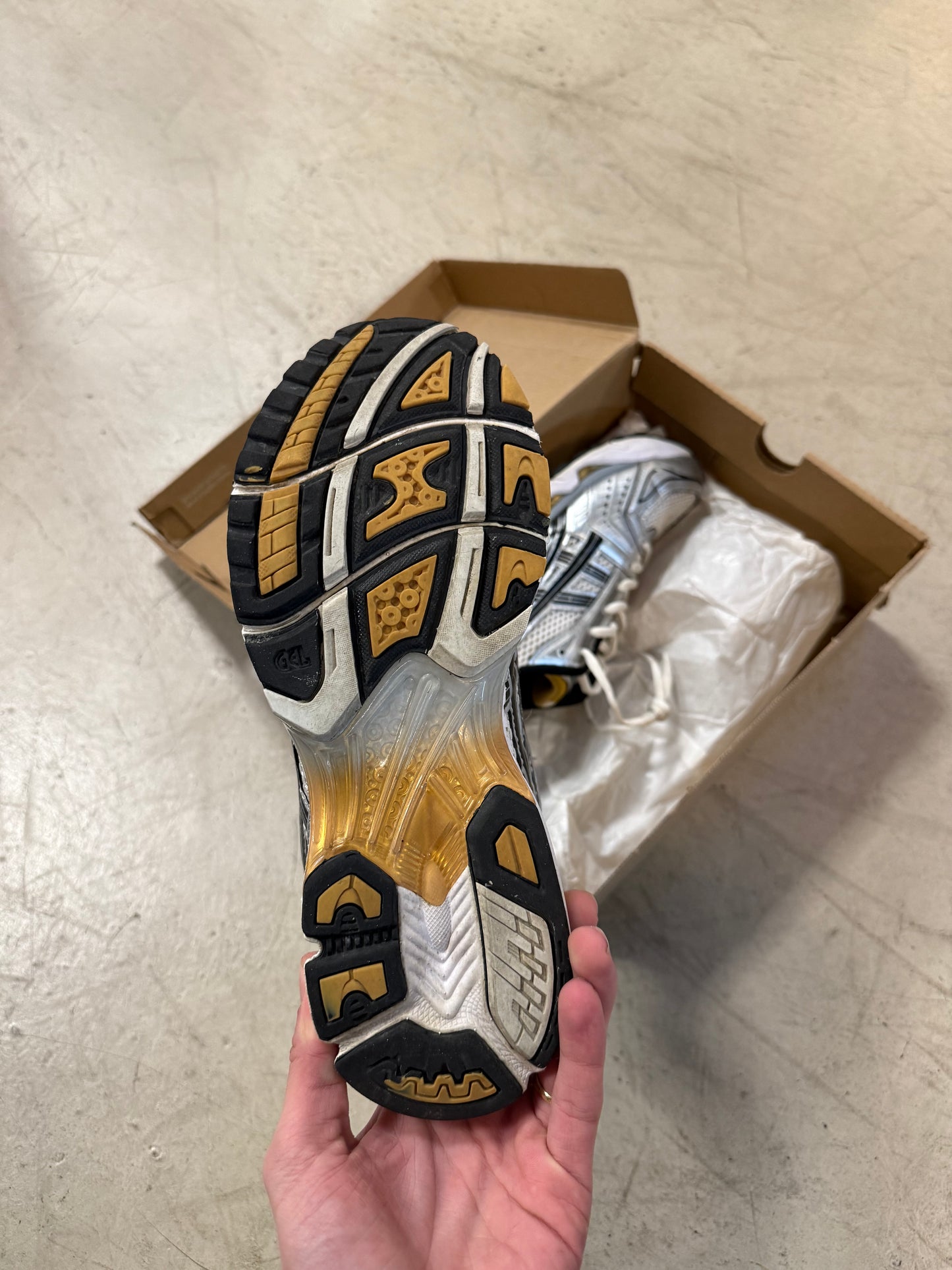 Asics Gel Kayano 14 White Gold 42