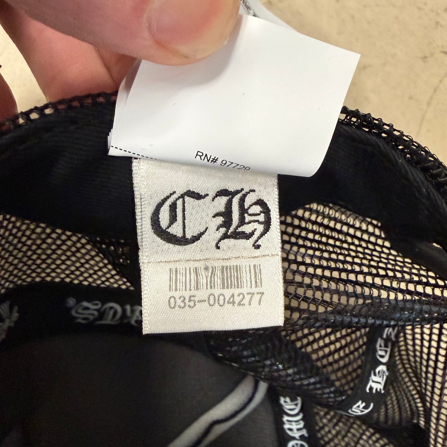 Casquette Chrome Hearts Fuck