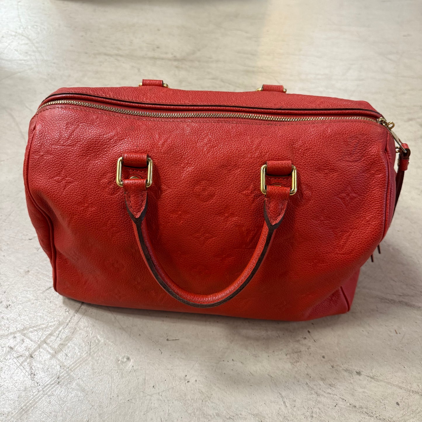 Sac Louis Vuitton Speedy 30 Rouge