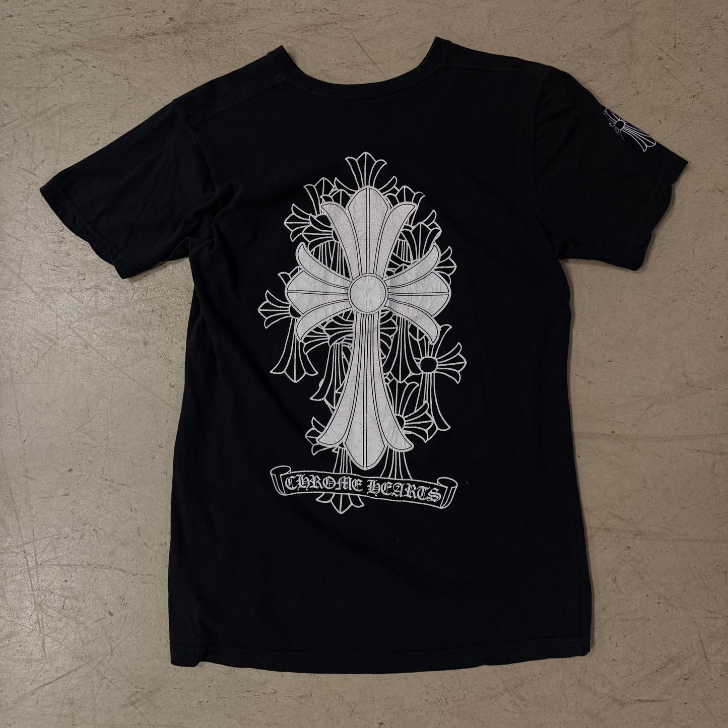 Tee Shirt Chrome Hearts Scroll Label