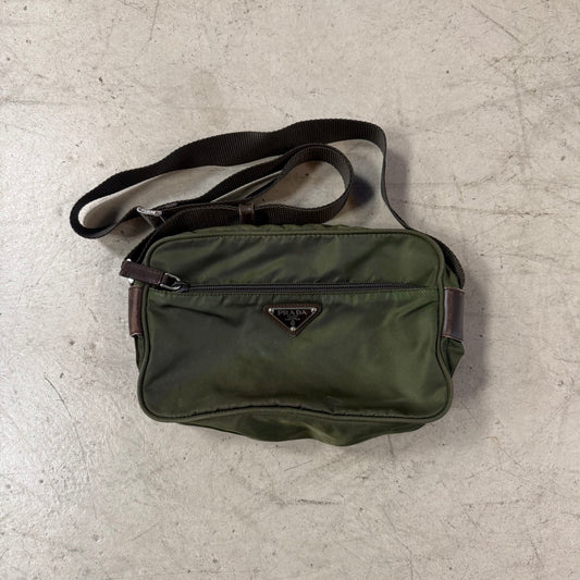 Sacoche Prada Messenger Bag Kaki