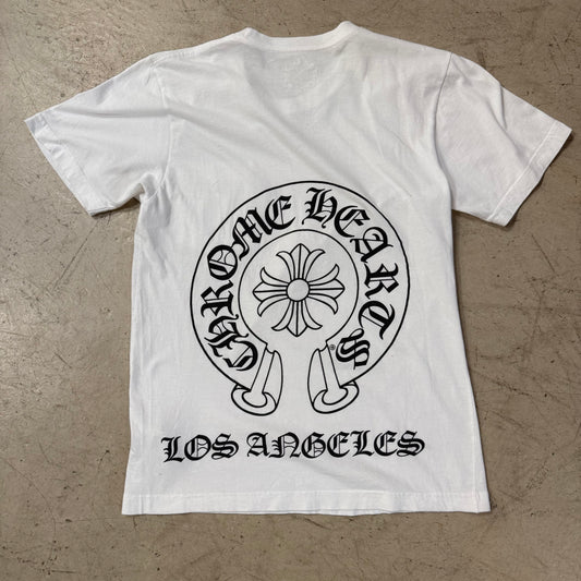Tee Shirt Chrome Hearts Los Angeles Blanc