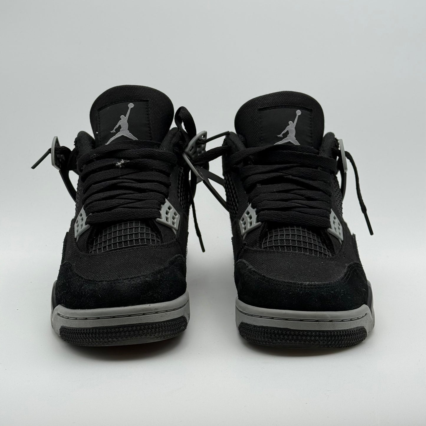 Jordan 4 Black Canvas 42