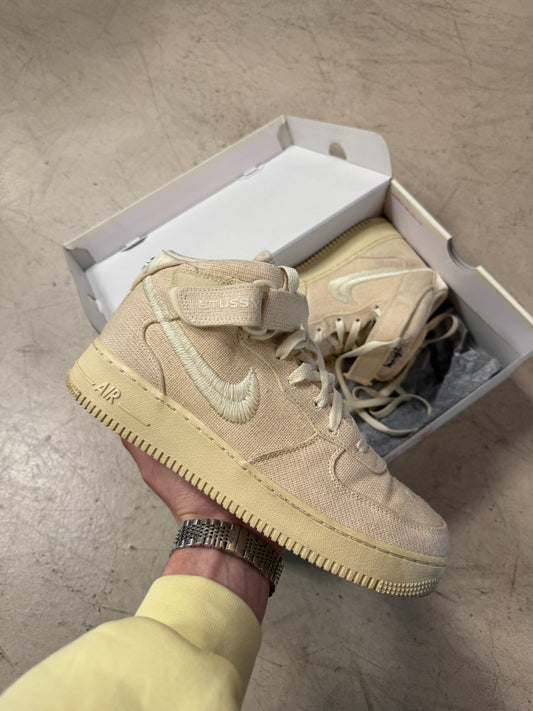 Air Force 1 High Stussy Fossil 42