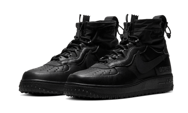 Nike air force triple black sales