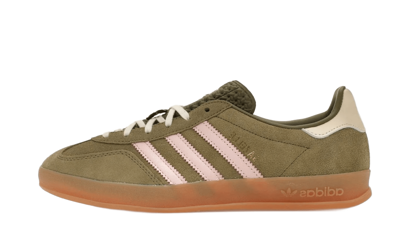 Adidas Gazelle Indoor Focus Olive Clear Pink - JH6475