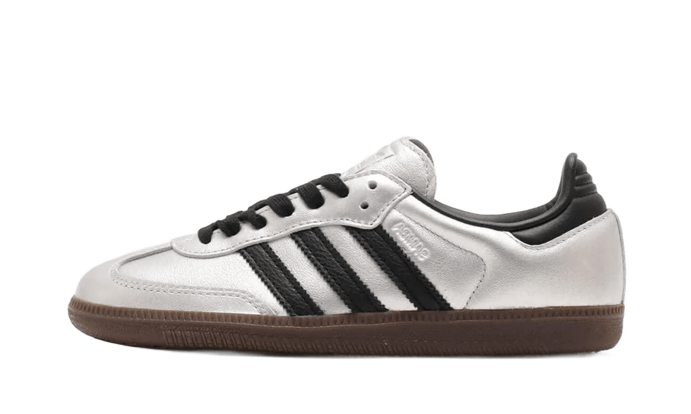 Adidas Samba OG Silver Metallic Black Gum - JI4218