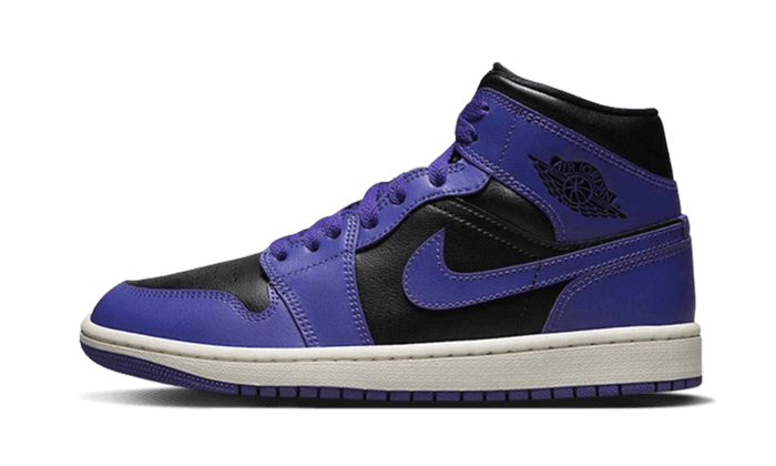 Air Jordan Air Jordan 1 Mid Purple Black - BQ6472-051