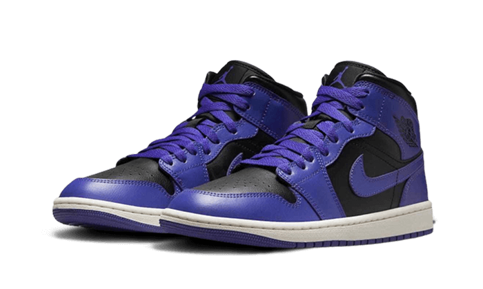 Air Jordan Air Jordan 1 Mid Purple Black - BQ6472-051