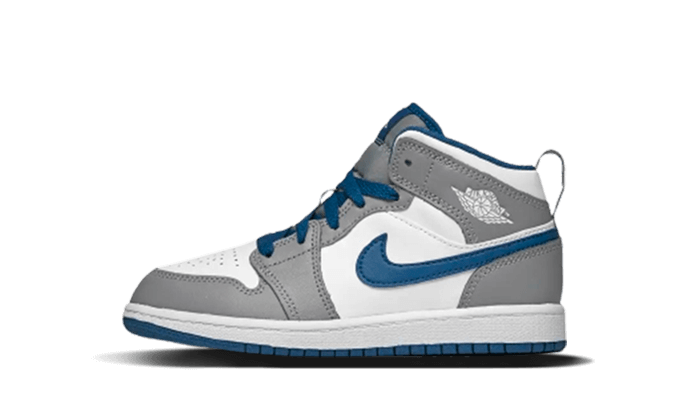 Nike Air Jordan 1 Mid True Blue Enfant (PS) - DQ8424-014