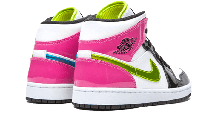 Air Jordan Air Jordan 1 Mid White Black Cyber Pink - CZ9834-100 / CZ9835-100