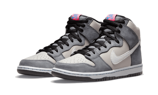 Nike SB Dunk High Medium Grey Pink - DJ9800-001