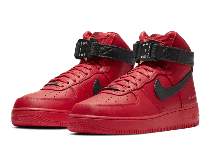 Nike Air Force 1 High Alyx University Red Black - CQ4018-601