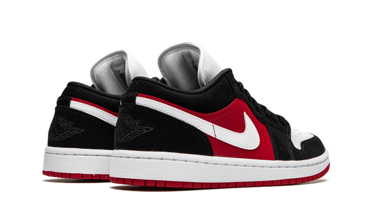 Air Jordan Air Jordan 1 Low Black White Gym Red - DC0774-016