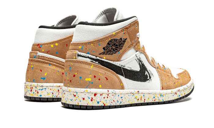 Air Jordan Air Jordan 1 Mid SE Brushstroke - DA8005-100 / DA8006-100