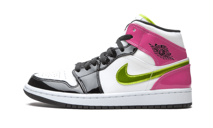 Air Jordan Air Jordan 1 Mid White Black Cyber Pink - CZ9834-100 / CZ9835-100