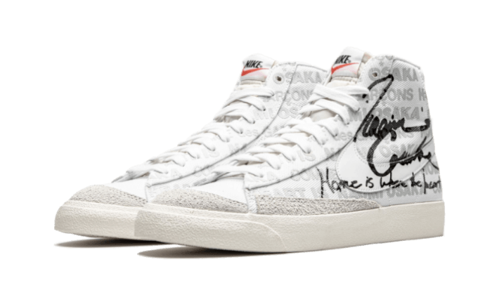 comme des garcons x naomi osaka x nike blazer mid