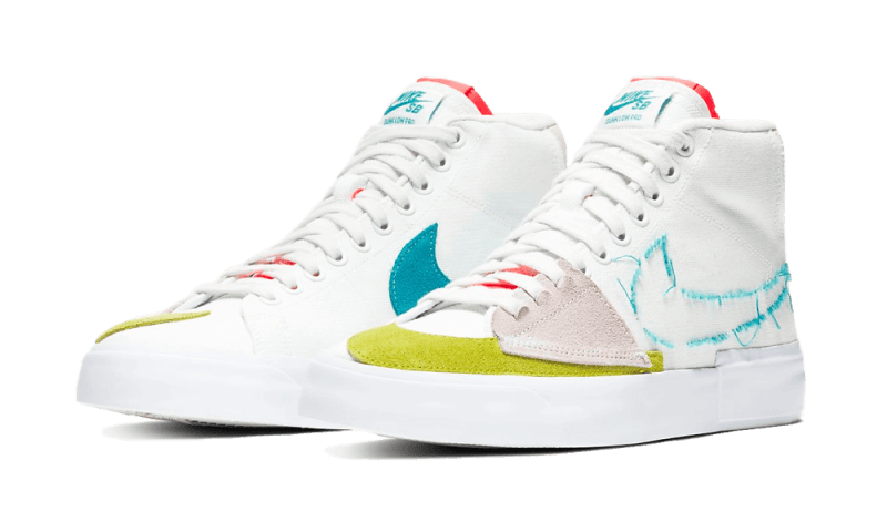 Nike SB Blazer Mid Edge Hack Pack White Multi - CI3833-101